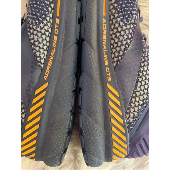 Brooks Adrenaline GTS 22 Running Shoes Peacoat/ Grey/Sunflower US Men's 15 - Picture 8 of 9